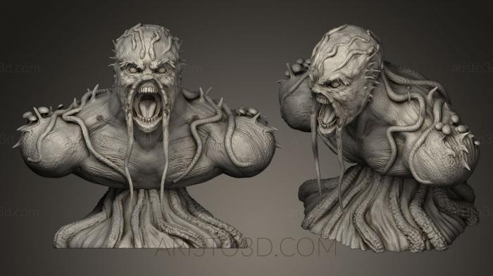 Busts of heroes and monsters (BUSTH_0299) 3D model for CNC machine
